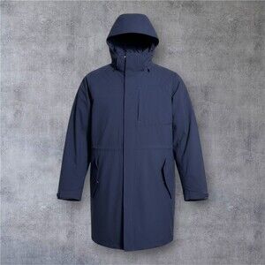 LANDS END Mens Insulated Parka Navy Blue SIZE XL 46-48